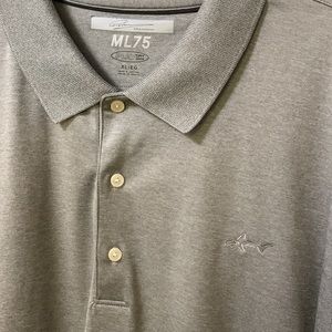 Men’s Greg Norman Polo XL Grey Shirt